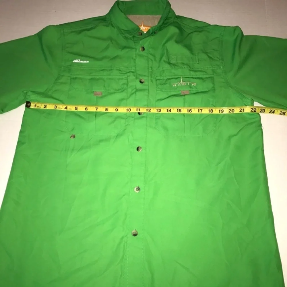 Habit‎ Vented Short Sleeve River Shirt Green Size M